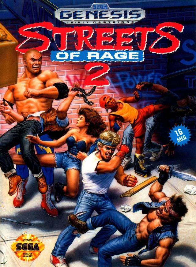 Streets of Rage 2 original game cover